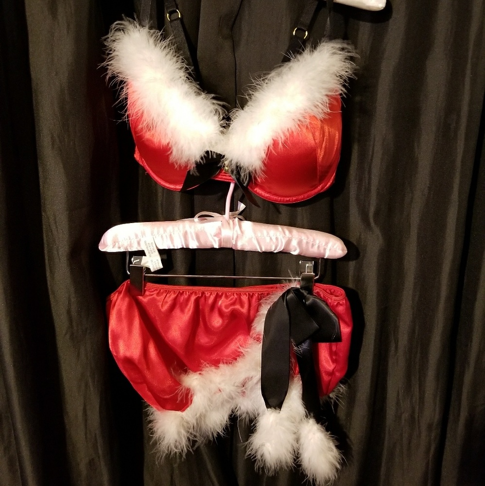 Mrs. Santa Bra and Panty Set